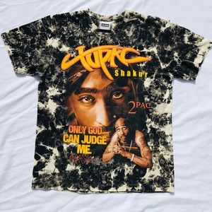 Vintage 90s single stitched bootleg Tupac rap tee